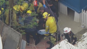 Fontana rescue: Woman survives after becoming trapped inside cesspool