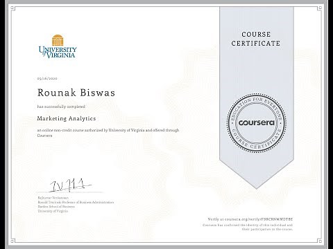 Coursera | Marketing Analytics All Quizzes & Assignments Answers and Solutions