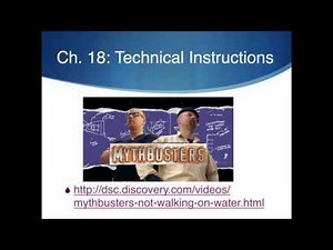 Writing Technical Instructions