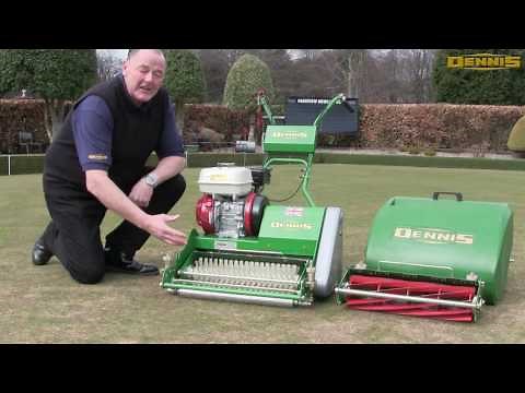 Bowling Green Maintenance with Bowls Scotland | Dennis Mowers FT Series