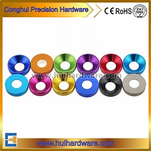 [Hot Item] Colorful Anodized Aluminum Countersunk Washers M2 M3 M4 M5