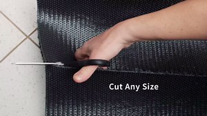 Indoor/Outdoor Custom Size Low Profile Runner Rug with Non-Slip PVC Backing - Water Resistant- 31'' & 36'' & 42'' Wide-Runner Rugs for Hallway, Entryway, Deck, Kitchen, Office, Garage- Trellis