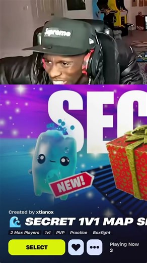 KAI CENAT REVEALS HOW TO GET GOGO YUBARI SKIN IN FORTNITE 🎁🤫 #fortnite #shorts