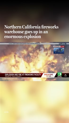 A fireworks warehouse in Northern California exploded into a show of pyrotechnics and smoke, causing fires and evacuations in the area on Tuesday evening. Read more at the link in comments. | SFGATE