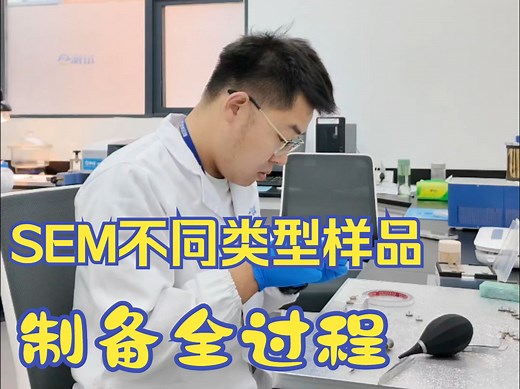 SEM不同类型样品的制备全过程