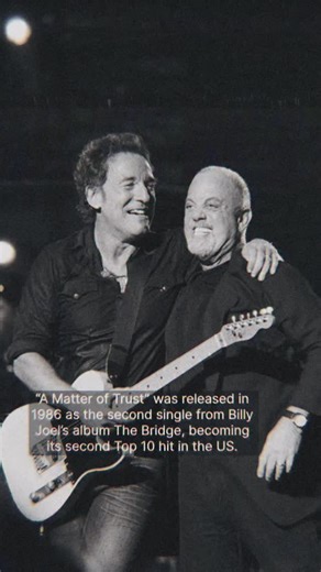 Songs by Springsteen on Instagram: "The story behind “A Matter of Trust” a song by Billy Joel covered by Bruce Springsteen"
