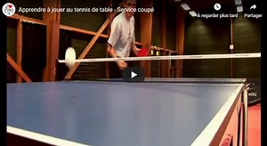 Apprendre le service coupé