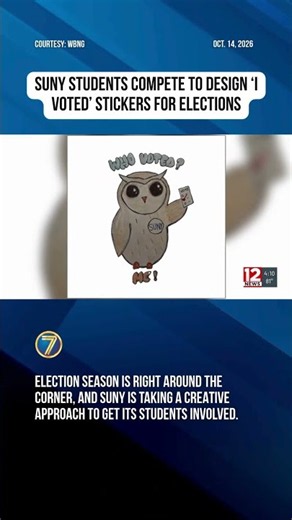 SUNY Students Design the Next “I Voted” Sticker — Now It’s Time to Choose