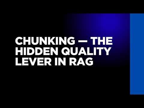 Chunking | Why Document Splitting Determines RAG Quality | Tamil AI Engineering Series