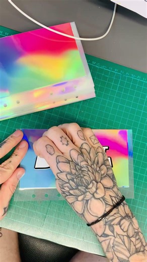 Applying Cash Envelope Decals! 🌈 #cashstuffing #cashenvelopes