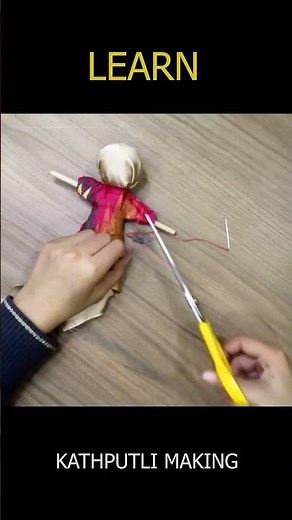 Crafting Kathputli: Step-by-Step Tutorial | DIY at Home | Sonalika e-Gurukul #diycrafts #handmade