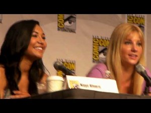 Glee Panel At San Diego Comic Con 2010 - "Santittany" Heather Morris and Naya Rivera