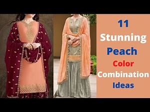 Peach Color Kurti Combination Ideas / Peach Color Combination Ideas | पीच रंग की कुर्ती की मैचिंग