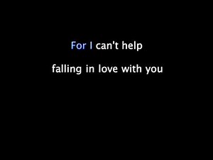 Elvis Presley - Wise men say (Cover) with Lyrics