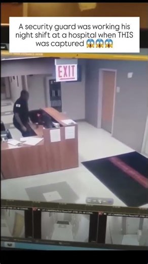Hospital Security Guard encounters a strange presence. 🤔 Could it be a ghost, a jinn?