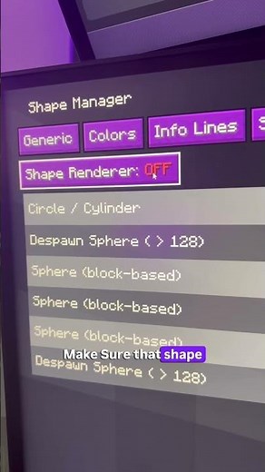 How to get the despawn sphere in Minecraft’s mod MiniHud #Minecraft #yukiiy016 #minecraftguide