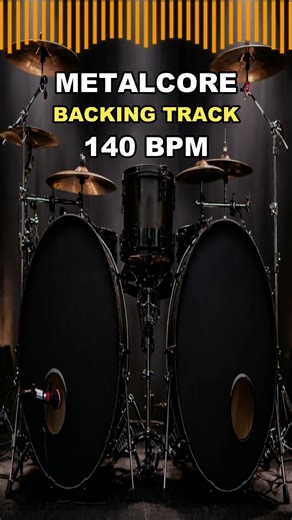 Metalcore Drum Backing Track 140 BPM 🔥 Energetic Modern Groove Jam #guitar #drums #heavymetalsongs