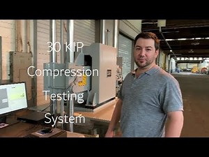 30 KIP MTS 842.60 Large Package Compression Testing System ISTA & ASTM D642