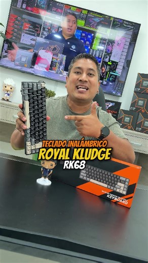 Royal Kludge RK68 Phantom Mint Gaming Keyboard