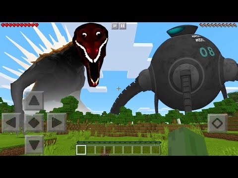 I Found BLOODBATH GODZILLA vs OMNIDROID in Minecraft Pocket Edition...