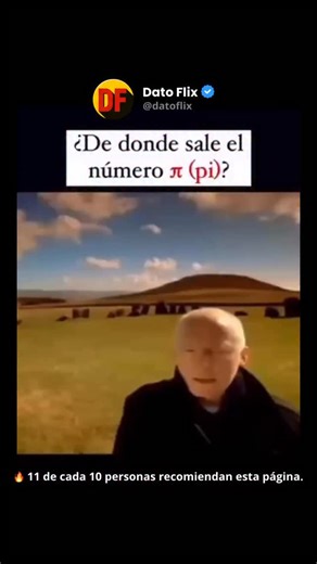 Dato Flix | Curiosidades | El número π (pi), más que solo una relación entre el diámetro y el radio de un círculo, es un símbolo matemático lleno de misterio y... | Instagram