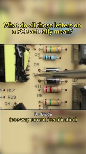 What Do PCB Letters Mean? | R, C, L, D Explained in 60 Seconds