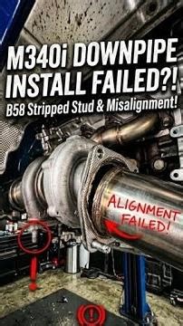 Struggling to Remove BMW M340i Catalytic Converter!