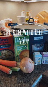 🍗🍚One of the BEST soups to make in the crockpot. You will love my Chicken Wild Rice Soup. 🥣👇recipe in comments | The Magical Slow Cooker