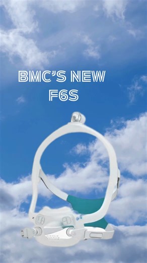 🌟 NEW PRODUCT DROP! Meet the BMC F6S Full Face Mask 🌟 Your most comfortable night of sleep just got an upgrade! Say hello to the BMC F6S, BMC's first top-of-the-head full face CPAP mask. With a minimal under-the-nose design and no bulky forehead bar, the F6S keeps your field of vision open. Why you’ll love the F6S: 💤 Feather-light frame with minimal facial contact 💤 Soft silicone cushion for a gentle, secure seal 💤 Reduced pressure points for all-night comfort 💤 Quiet, stable therapy for a