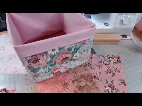 Making a Fabric Storage Cube