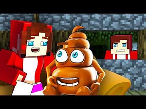 MAIZEN : JJ needs to chase away the poop! - Minecraft Animation