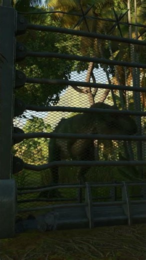 Worst Fence EVER! T-Rex SMASHES Through