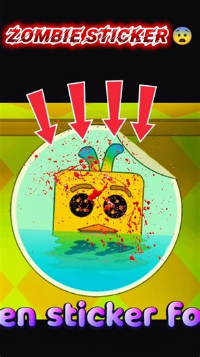 zombie sticker in super zombie adventure #superzombiesadventure #viralvideo #viral #gaming