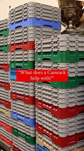 Our Camrack does everything you wish a glass rack would do 🤩 🎥 via @chranefs | Cambro Manufacturing