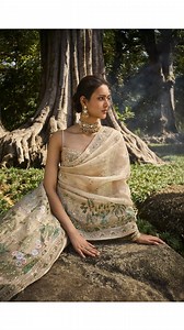 7.6K views · 88 reactions | NIAMH HAND-PAINTED PICHHWAI SILK SAREE...