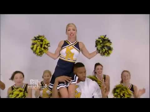 Kelly Ripa - Halloween cheerleader costume - October 31, 2014