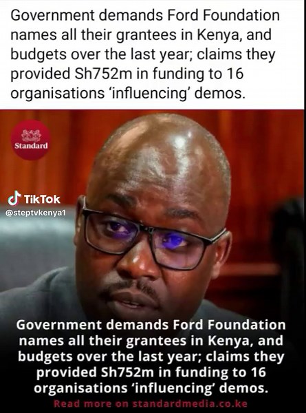 Ford Foundation Funding Controversy in Kenya Explained