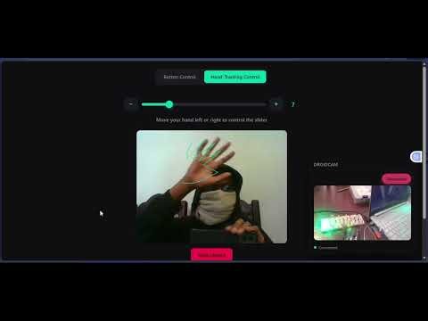 Control Arduino with AI Hand Tracking | Servo + 9 LEDs + Web UI in Real Time