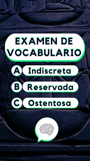 Examen de Vocabulario ✅ ¿Podrás aprobar las 10 preguntas? 🧠 Comenta tu resultado Te leo💬 #quiztime #léxico #vocabulario #culturageneral #acertijos #datoscuriosos | Gramática y Consejos