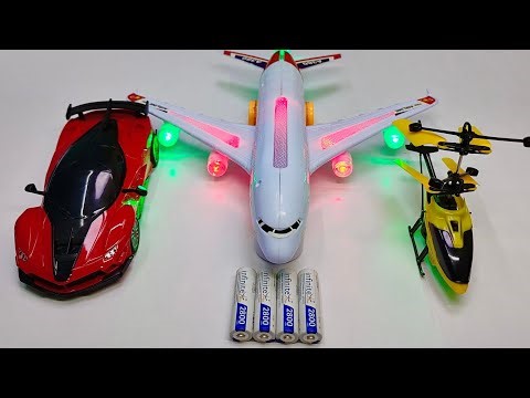 3D Lights Airbus A38O and Remote Control Racing Rc Car, aeroplane, rc helicopter, airbus a38O, cars