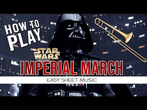 Trombone "Imperial March" Star Wars EASY Sheet Music