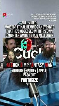 AndyPants admits he made AI CP in honor of his daughter