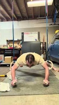 NINJA CHOPSTICK PUSHUPS 🥷🥷 #pushupking