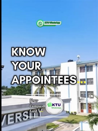 Meet the Appointees at KTU Radio and Management Studies Department