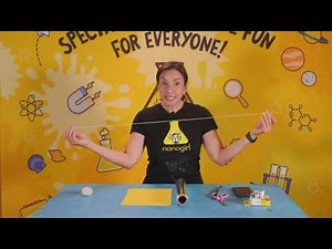 Easy Comet Catcher | STEM activity for kids to do at home in lockdown | Nanogirl Livestream