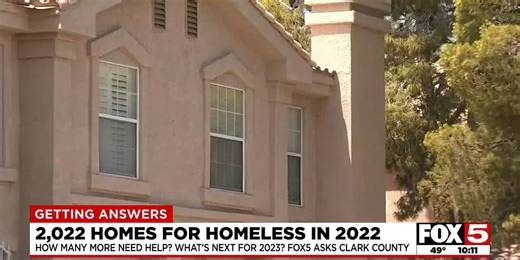 Clark County helps house over 2,022 homeless people in 2022