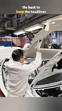 What Material Is a Car Headliner Made Of? #assembly #Manufacturing #AutoRepair #automobile