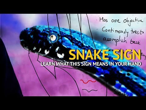 ✔ SNAKE SIGN Meaning Explained | Palmistry & Palm Reading