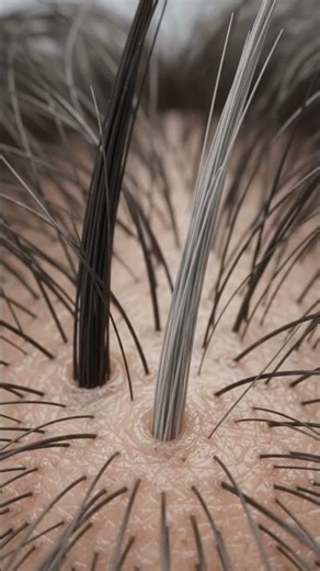 Why Does Our Hair Turn Gray as We Age? #shorts