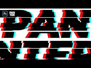 How to Design Glitch Text Effect | Illustrator Tutorial